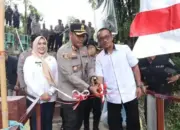 Kapolres Kotamobagu Resmikan Jembatan MOTABI