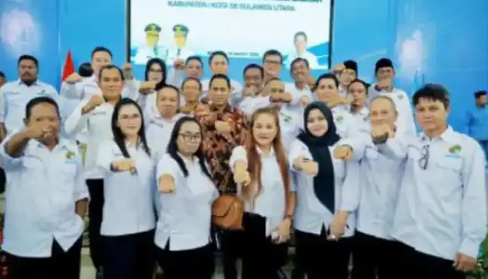 Hadiri Pelantikan Pengurus Dekopinda Sulawesi Utara, Wali Kota Kotamobagu Tekankan Peran Koperasi dalam Perekonomian