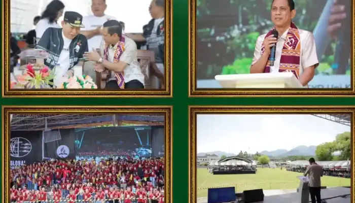 Wali Kota Weny Gaib Hadir Bersama Wagub Sulut Di Youth and Children Day GMAHK Di Kotamobagu