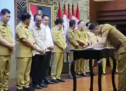 Optimalisasi PAD Pemkab Mitra, Bupati Ronald Kandoli Tandatangani MoU dengan Pemprov Sulut