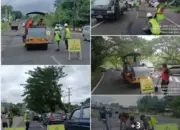 Respon Cepat BPJN Sulut, Jalan Ring Road Dekat Citra Land Dipatching