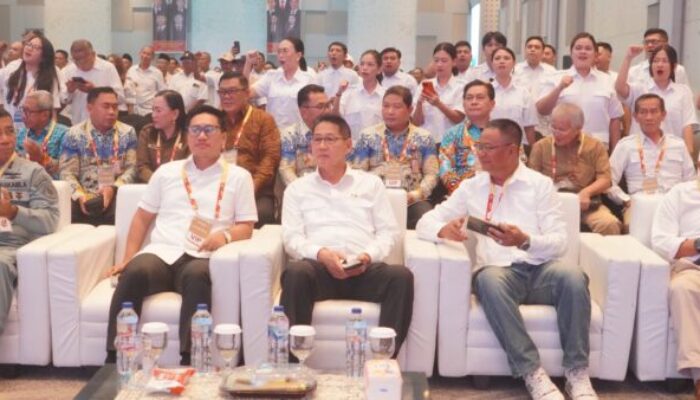 Di Rakerda Gerindra Sulut, Hengky Honandar Kirim Sinyal Politik Kuat