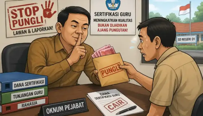 Hardiknas di Kota Manado Diwarnai Dugaan Pungli Sertifikasi Guru
