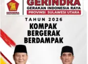 Hadapi Dinamika Politik, Gerindra Sulut Panaskan Mesin Partai Lewat Rakerda 2026