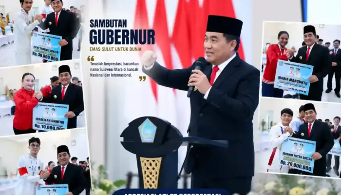 Pemprov Sulut Apresiasi Atlet Berprestasi, Bonus Puluhan Juta Diserahkan