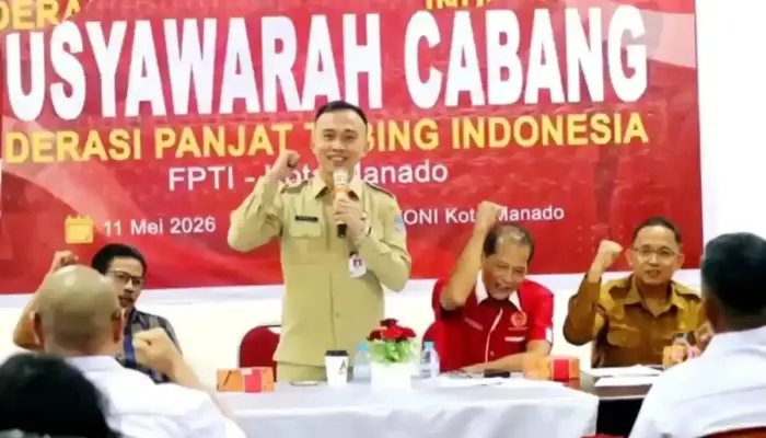 Muscab FPTI 2026, Dispora Manado Perkuat Pembinaan Panjat Tebing