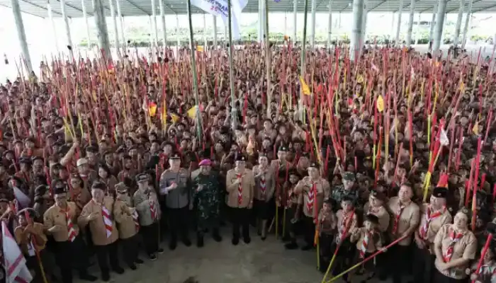 Wali Kota Andrei Angouw Buka Jambore Pramuka, Semangat Generasi Muda Menggema