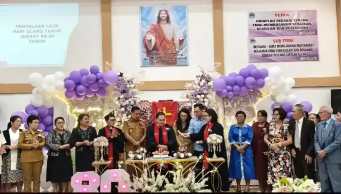 Wabup Fredy Tuda Apresiasi Semangat Jemaat GMIM Sion Tambelang Bangun Gereja di Tengah Tantangan Ekonomi