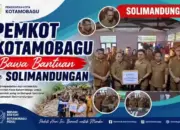Pemkot Kotamobagu Serahkan Bantuan Kepada Warga Terdampak Bencana Solimandungan